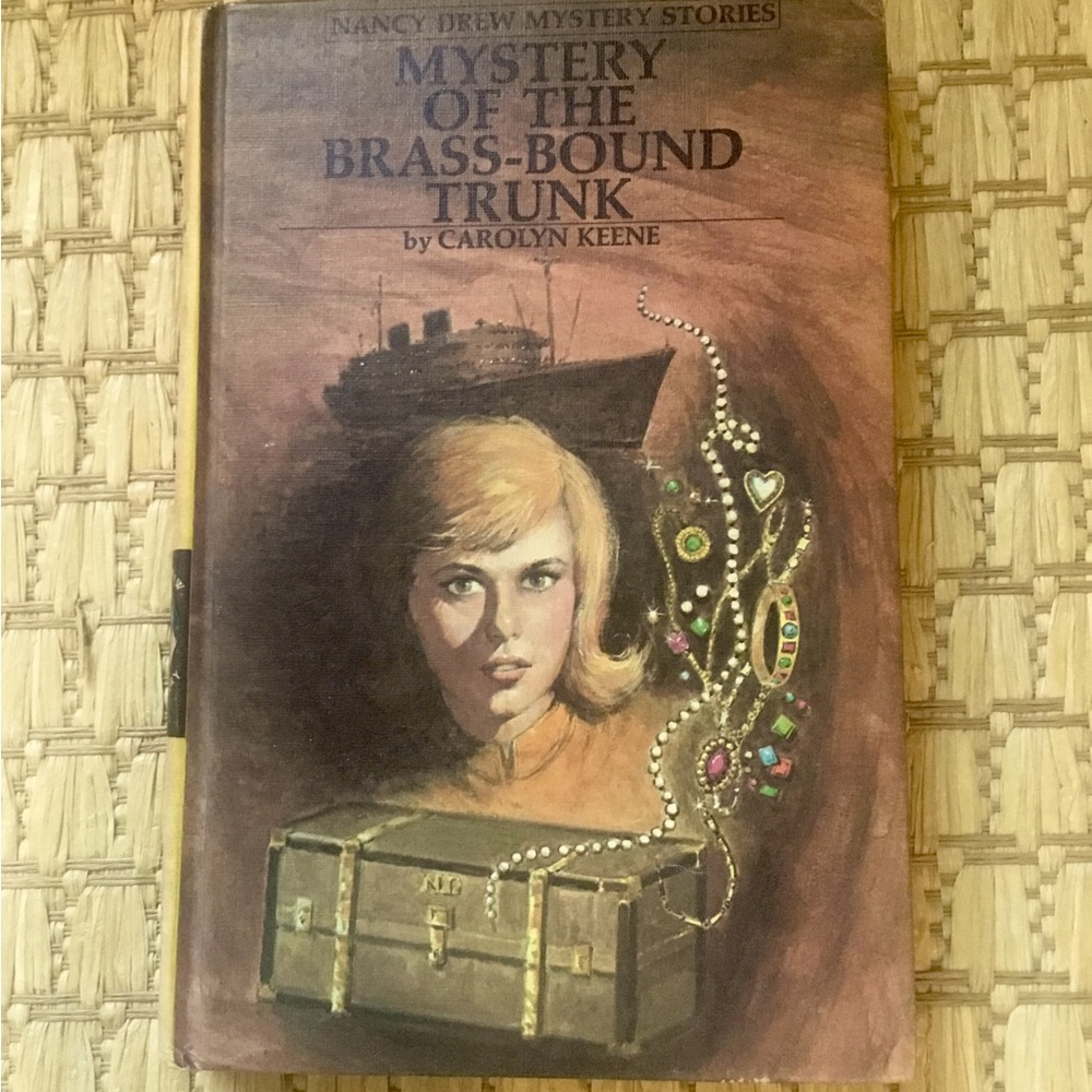 Nancy Drew Hardcover book vintage Mystery of the Brass Bound Truck